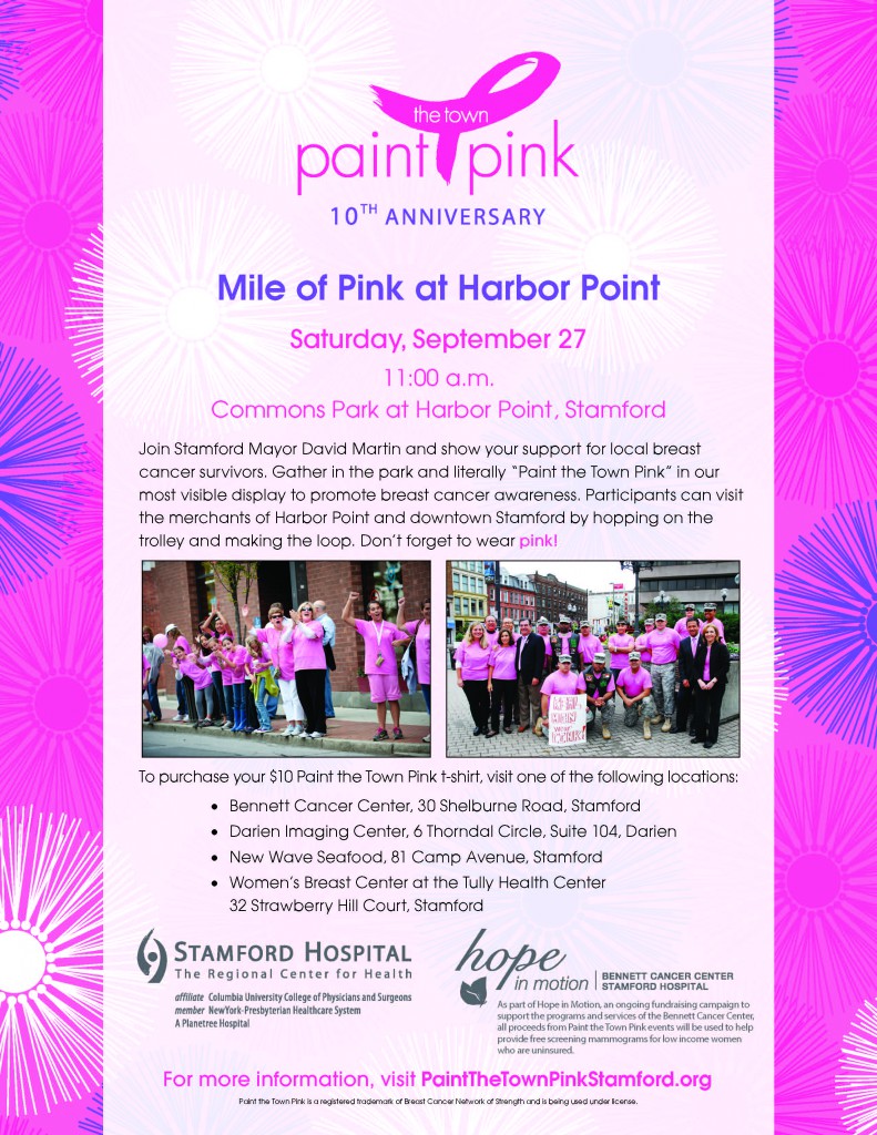 Paint the Town Pink Flyer